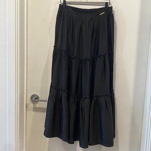 🖤 Marc New York Black Tiered Maxi Skirt – Size M – NWT